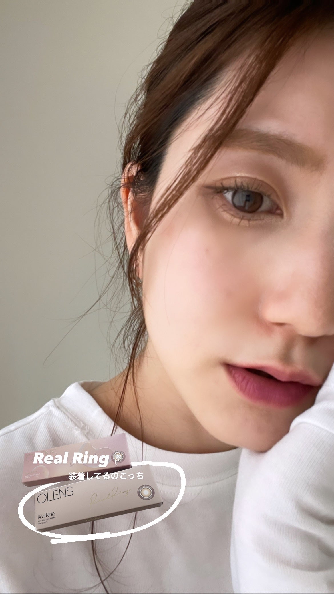 Real Ring 1day/OLENS/ワンデー(1DAY)カラコンを使ったクチコミ(2枚目)