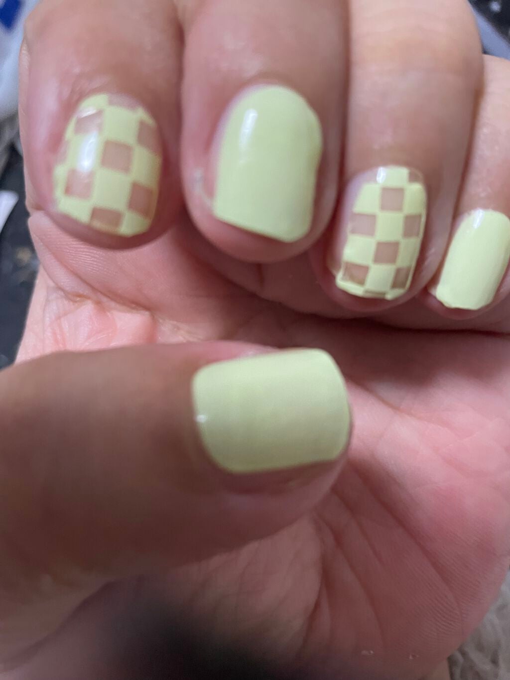 セミキュアジェルネイル(ハンド)/ohora/ネイルシールを使ったクチコミ(2枚目)