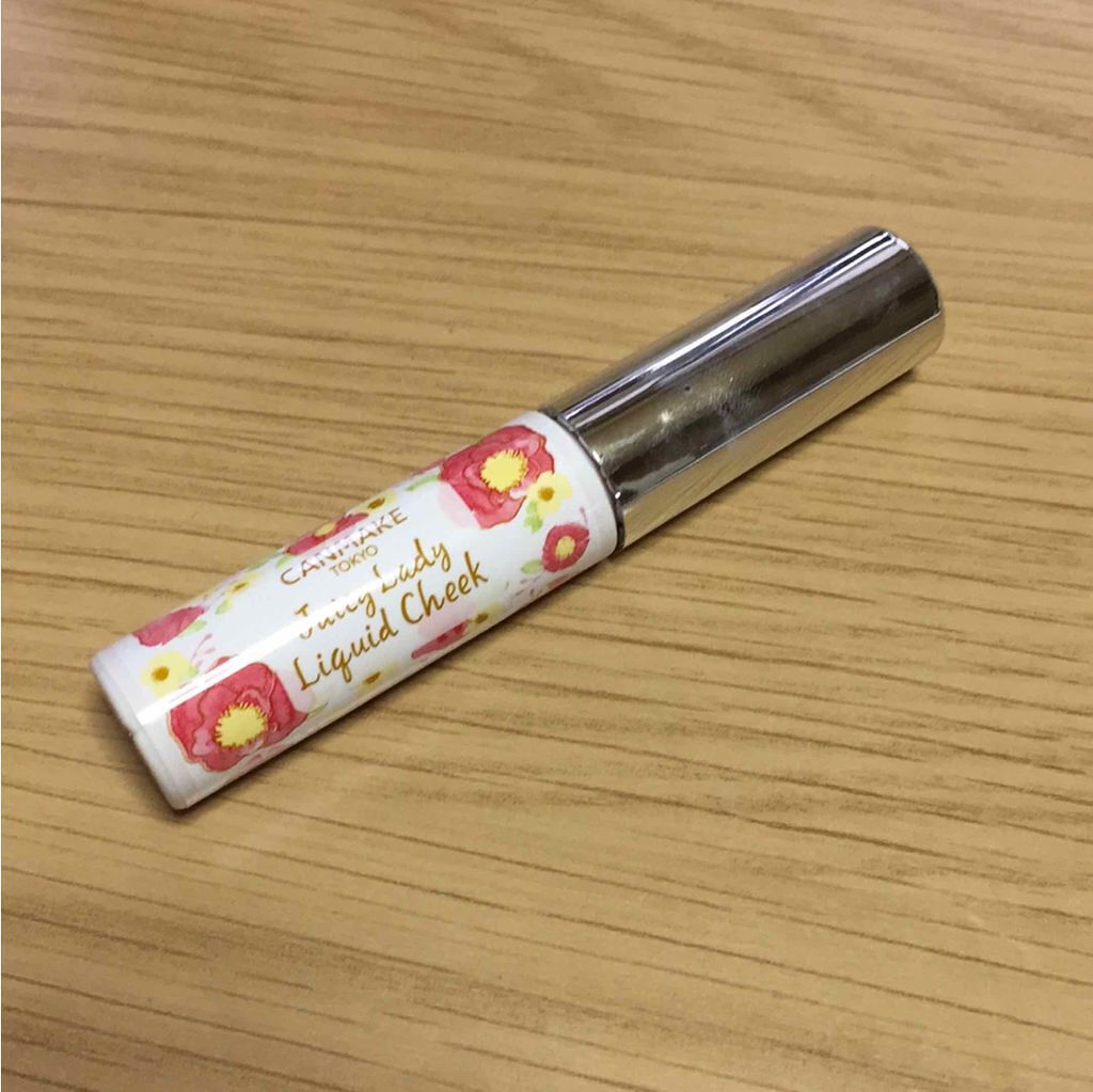 ジューシーレディリキッドチーク/キャンメイク/リキッドチークを使ったクチコミ(1枚目)