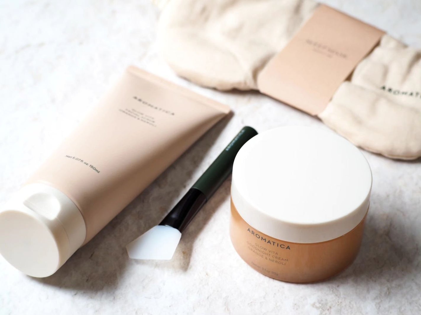 グロービタグットナイトクリーム/AROMATICA/フェイスクリームを使ったクチコミ(5枚目)