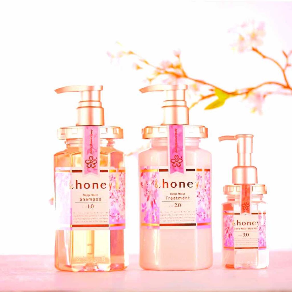 ディープモイスト シャンプー1.0／ヘアトリートメント2.0/&honey/市販シャンプーを使ったクチコミ（1枚目）