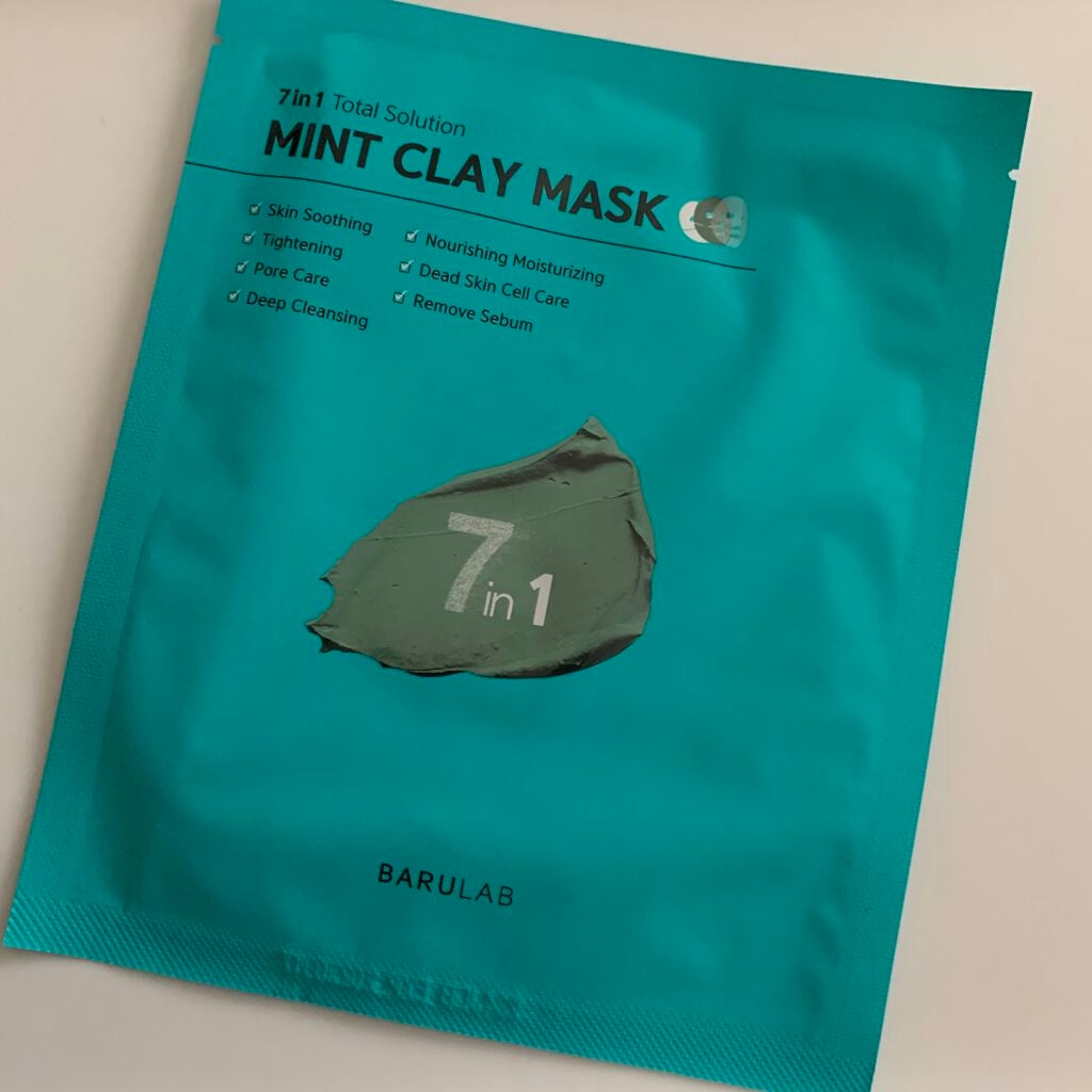 7 イン 1 トータル ソリューション ミント クレイ マスク/BARULAB/洗い流すパック・マスクを使ったクチコミ(1枚目)