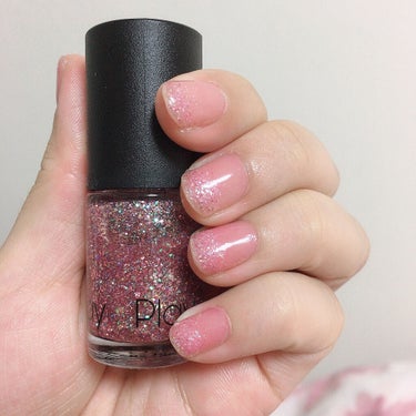 ネイルホリック Aurora Glitter PU163/ネイルホリック/マニキュアを使ったクチコミ（3枚目）