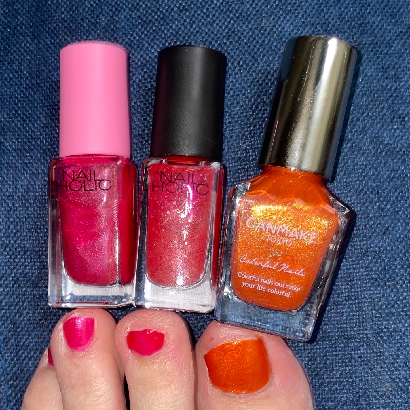 カラフルネイルズ/キャンメイク/マニキュアを使ったクチコミ(3枚目)