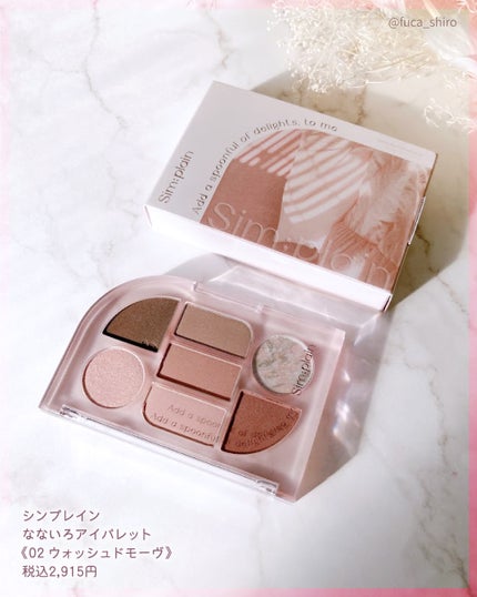 シンプレイン アイパレット/Sim;plain/アイシャドウパレットを使ったクチコミ(5枚目)