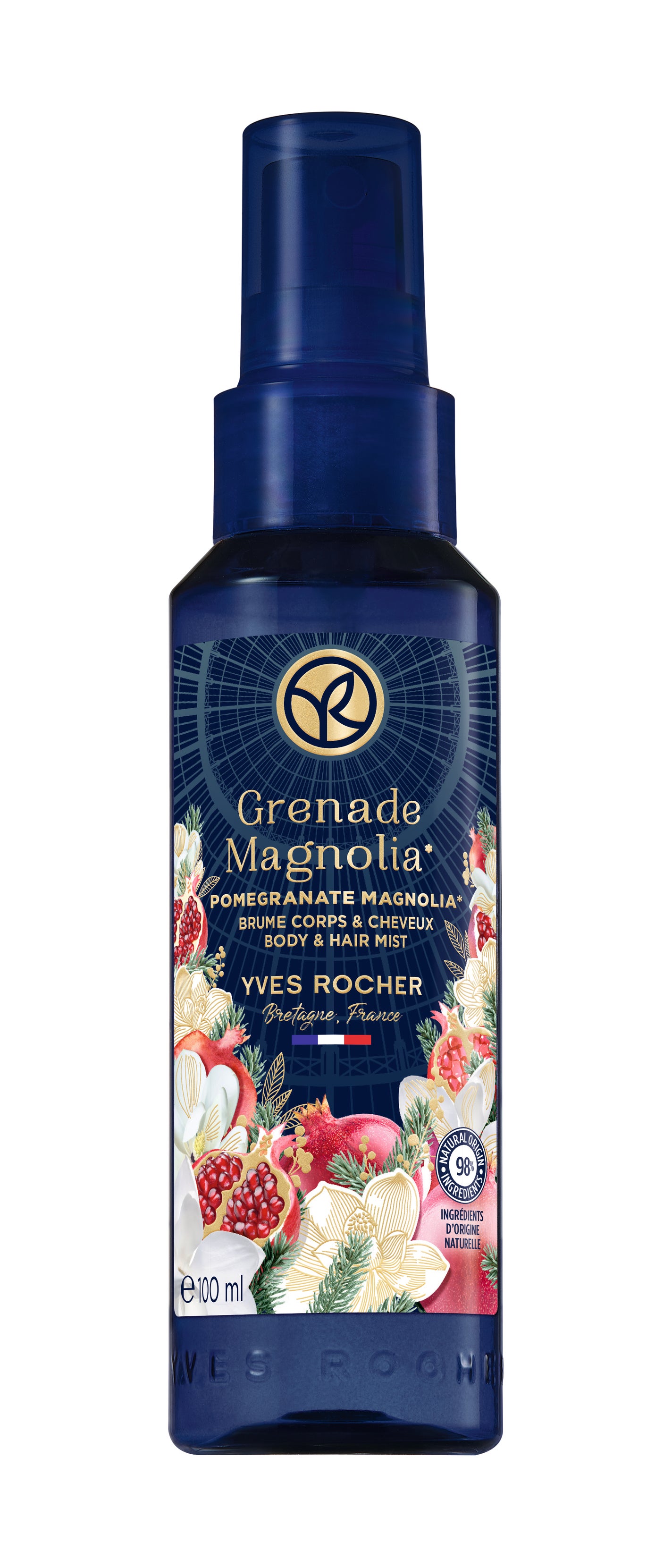 ざくろ&マグノリア ヘア&ボディミスト イヴ・ロシェ