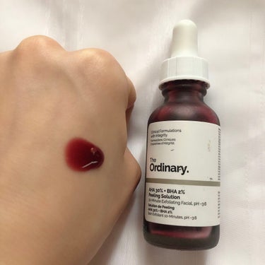 AHA 30% + BHA 2% Peeling Solution/The Ordinary/ピーリングを使ったクチコミ（3枚目）