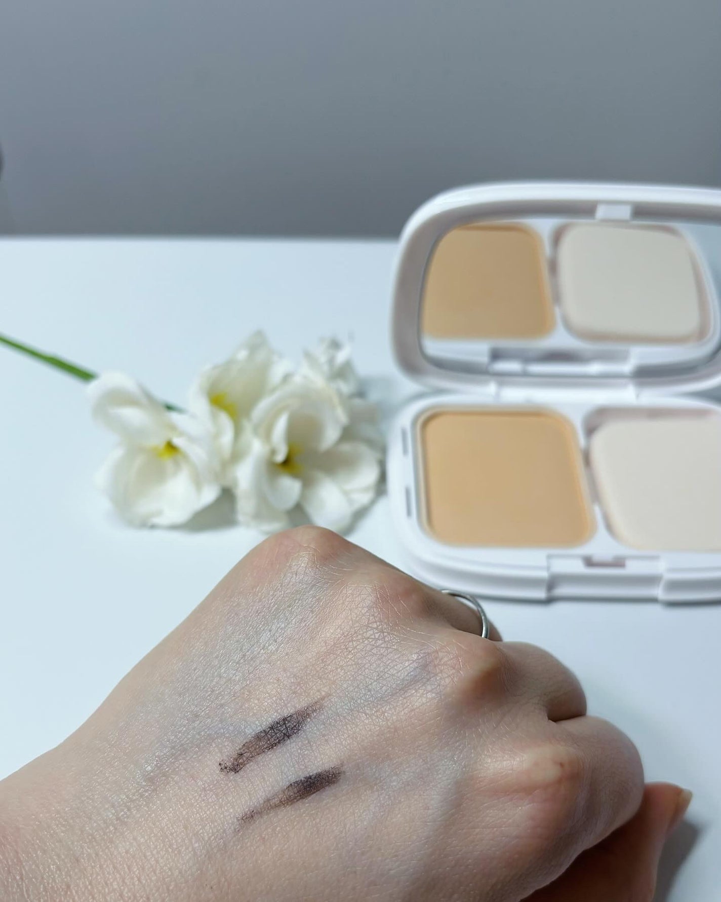 パウダーファンデーション/media luxe/パウダーファンデーションを使ったクチコミ(3枚目)