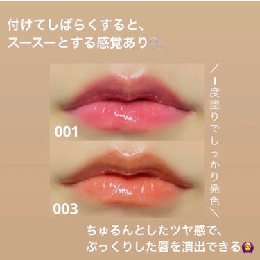 LIP PLUMPER GLAZE TINT/ROJEV/口紅を使ったクチコミ（2枚目）