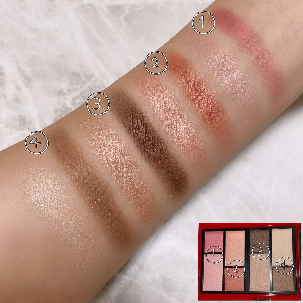 マイファンスィー ミネラル アイシャドー パレット03/Koh Gen Do/アイシャドウパレットを使ったクチコミ(3枚目)