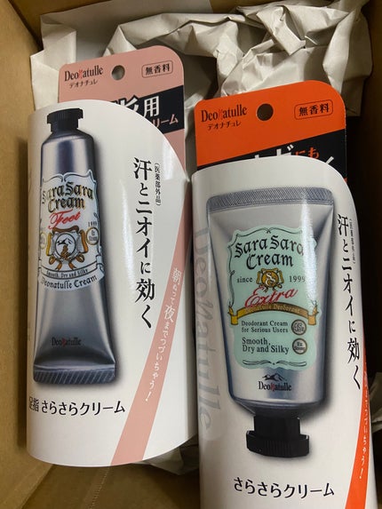 薬用足指さらさらクリーム/デオナチュレ/デオドラント・制汗剤を使ったクチコミ(1枚目)