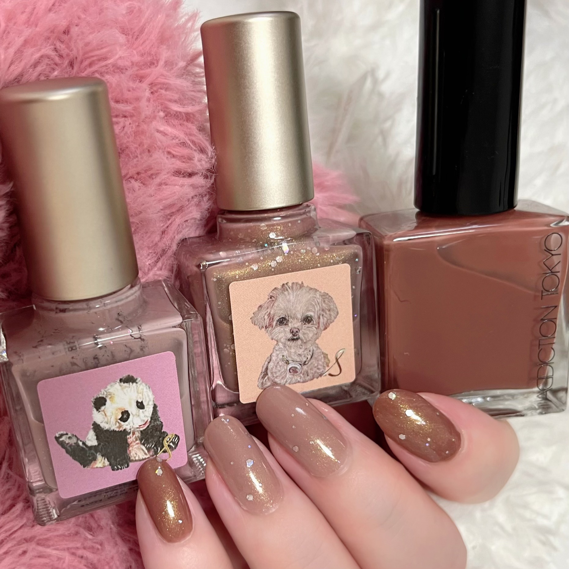 アディクション ザ ネイル ポリッシュ + 019S Espresso Kiss/ADDICTION/マニキュアを使ったクチコミ（1枚目）