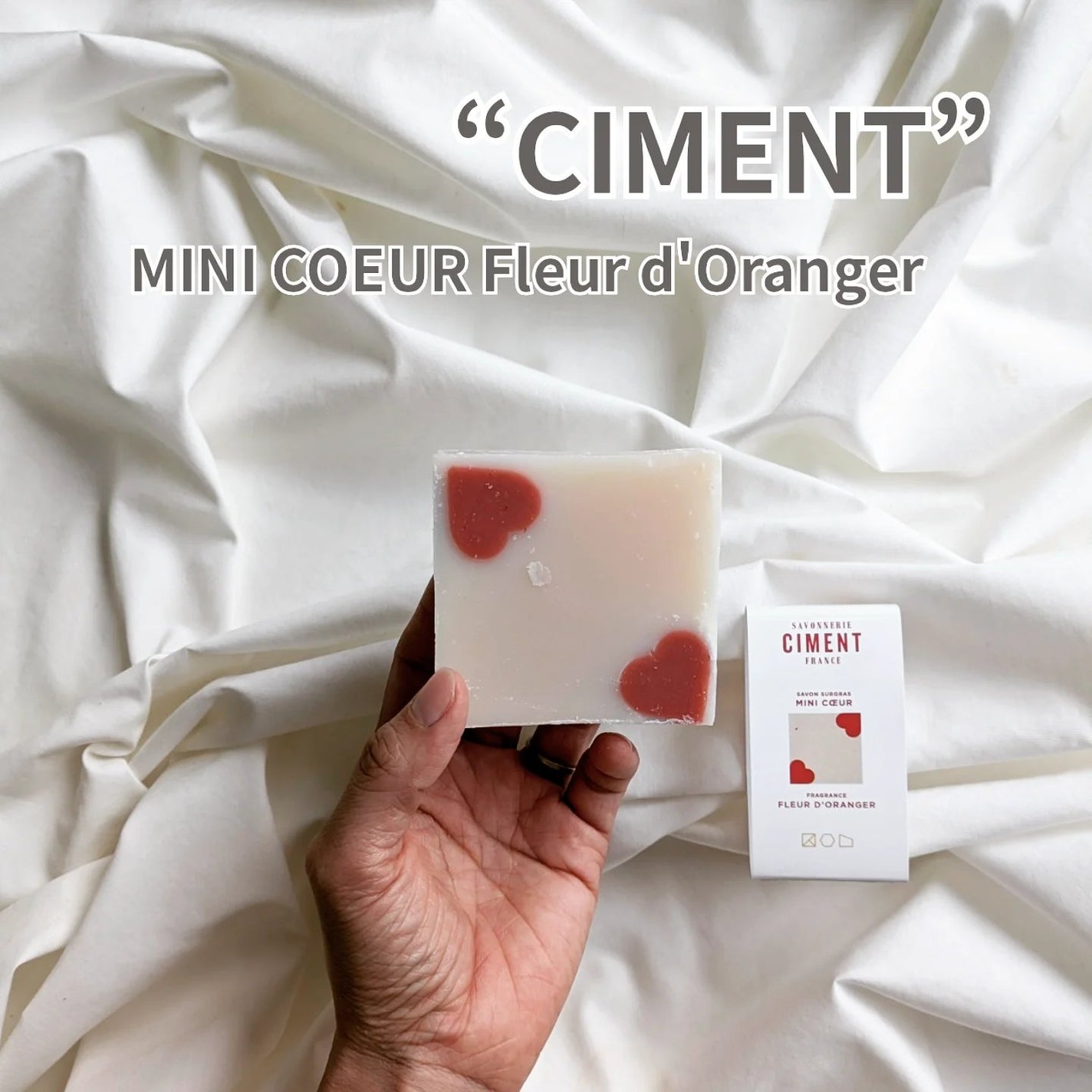 MINI COEUR Fleur d'Oranger/CIMENT/洗顔石鹸を使ったクチコミ(1枚目)