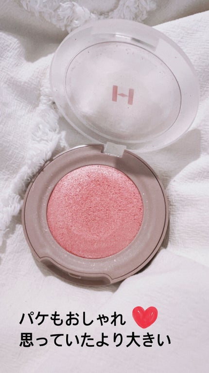 トゥルーディメンショングロウチーク/hince/パウダーチークを使ったクチコミ(2枚目)