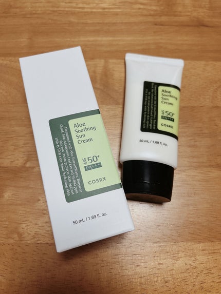 アロエスージングUVクリーム SPF50+ PA+++/COSRX/日焼け止めクリームを使ったクチコミ(2枚目)