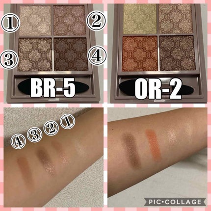 グロッシーリッチ アイズ N/Visée/アイシャドウパレットを使ったクチコミ(2枚目)