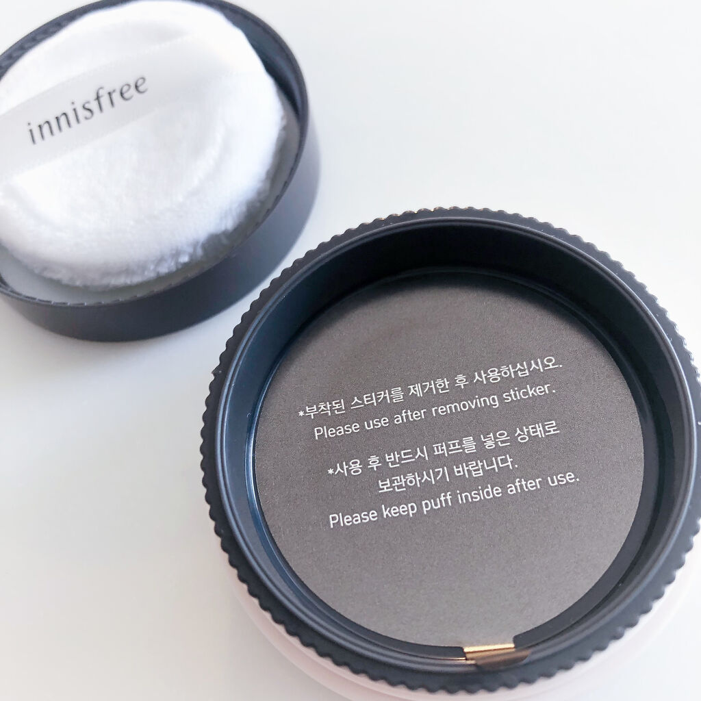 ポアブラー パウダー/innisfree/ルースパウダーを使ったクチコミ（3枚目）
