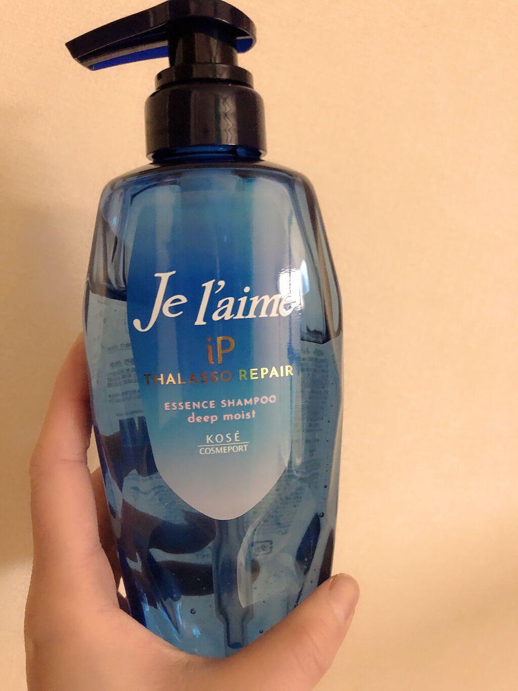 iP タラソリペア 補修美容液シャンプー/補修美容液トリートメント (ディープモイスト)/Je l'aime/市販シャンプーを使ったクチコミ(1枚目)