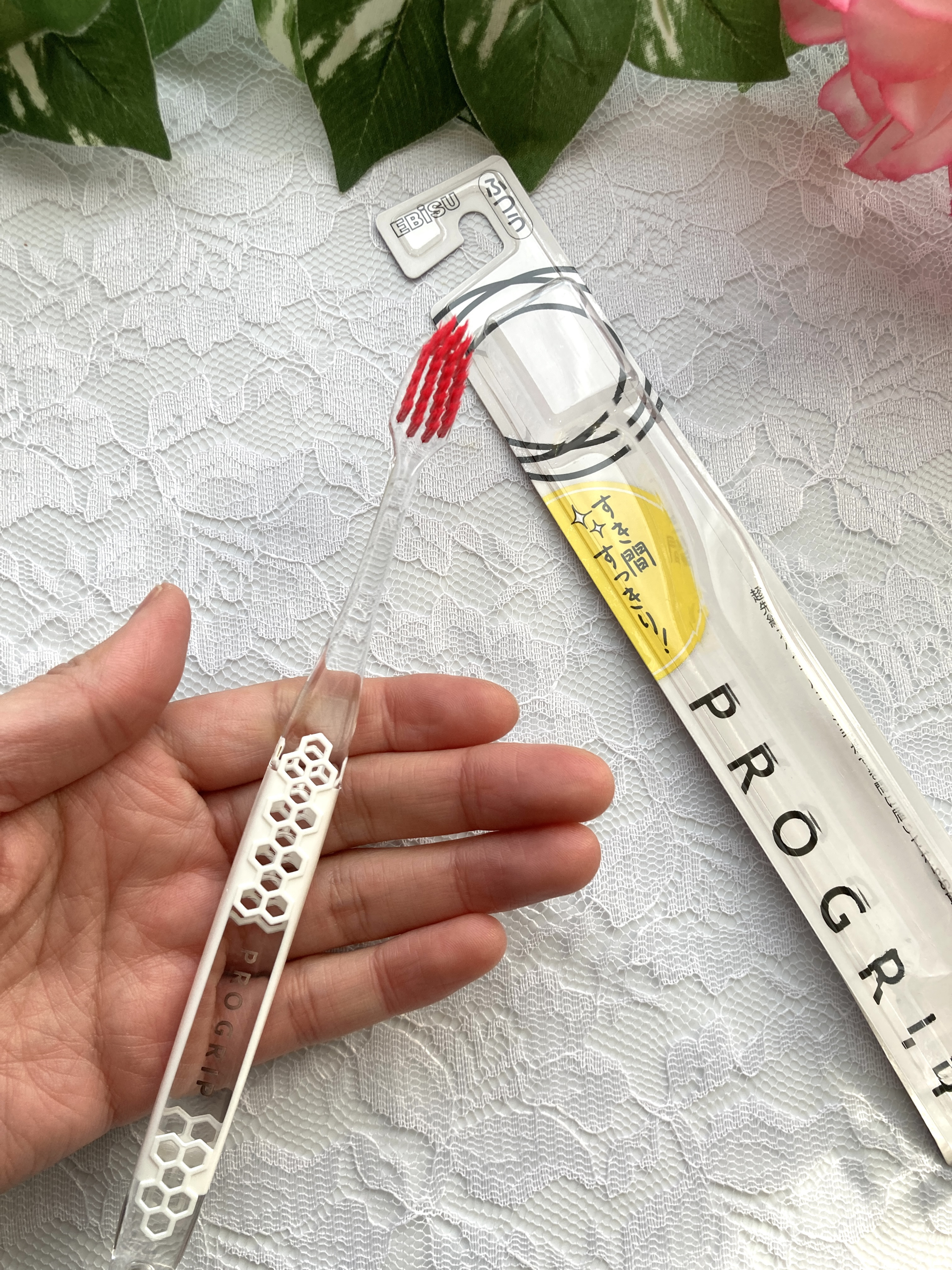 プログリップハブラシ　typeⅠ/エビス/歯ブラシを使ったクチコミ（3枚目）