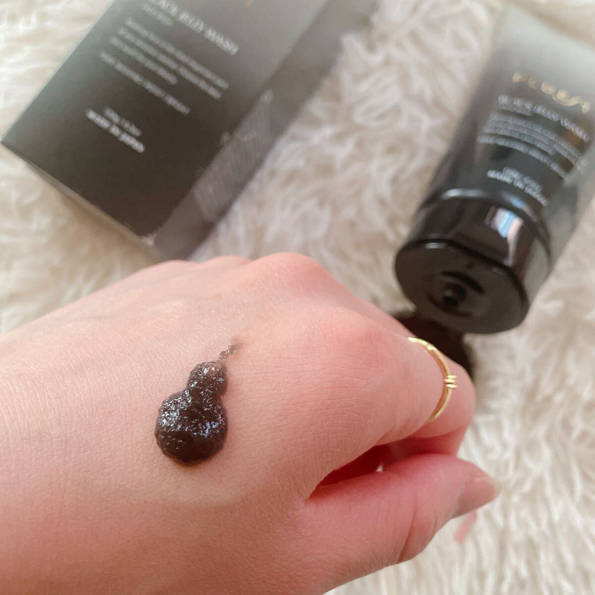 BLACK JELLY WASH（ブラックジェリーウォッシュ）/PLUEST/その他洗顔料を使ったクチコミ（2枚目）