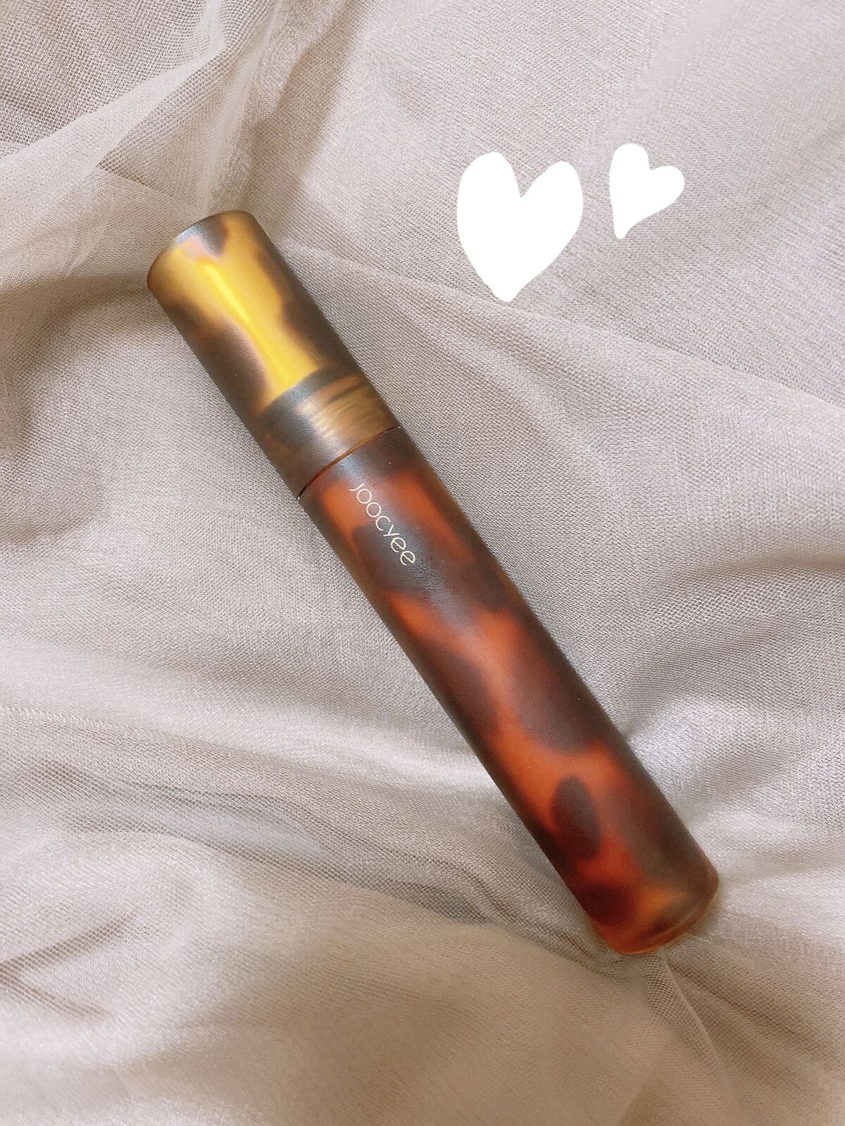 琥珀セミマットリップ V01 ピーチブラウン/Joocyee/口紅を使ったクチコミ（1枚目）