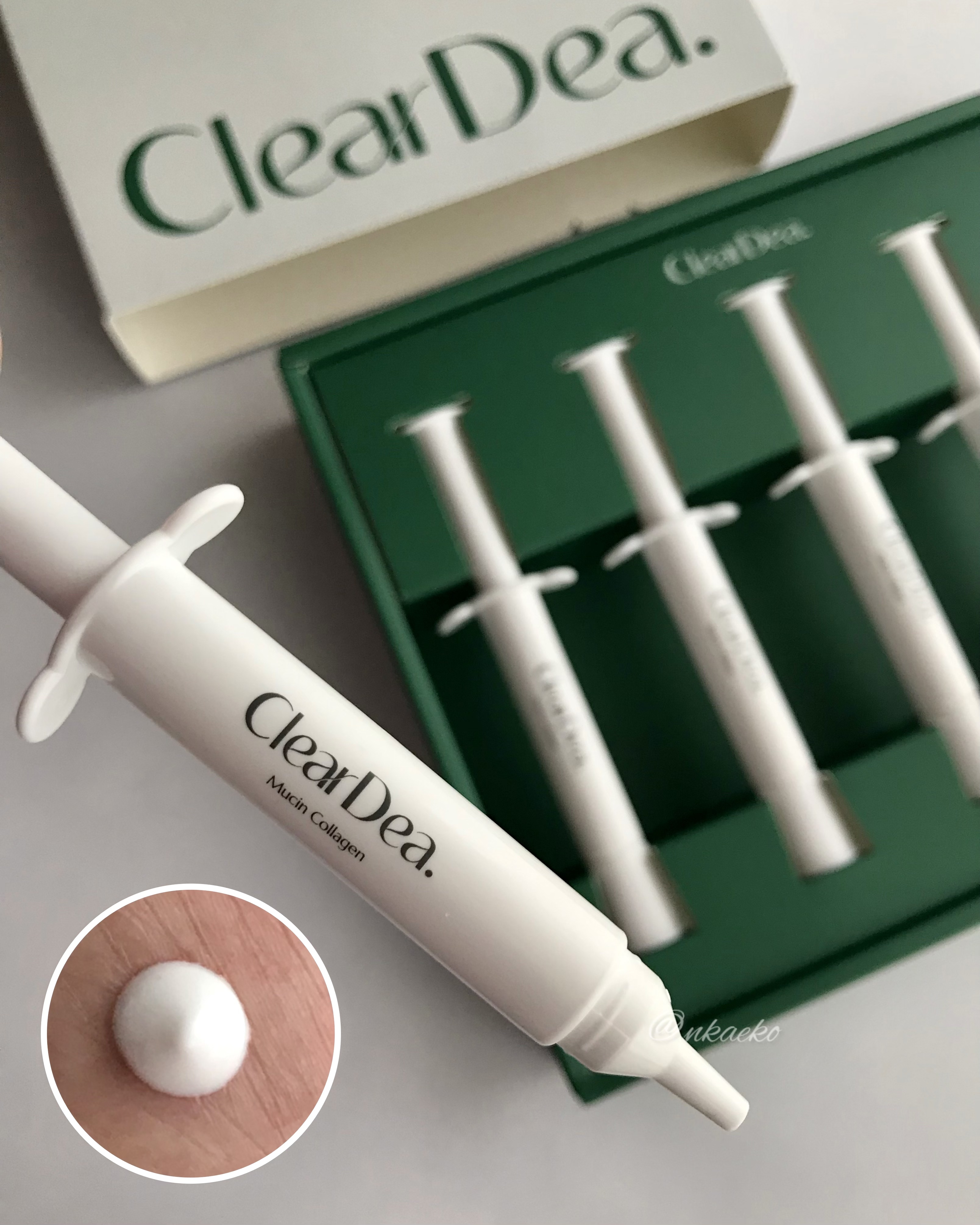 ミューシンコラーゲンボリューミングクリームアンプル/ClearDea./美容液を使ったクチコミ（2枚目）