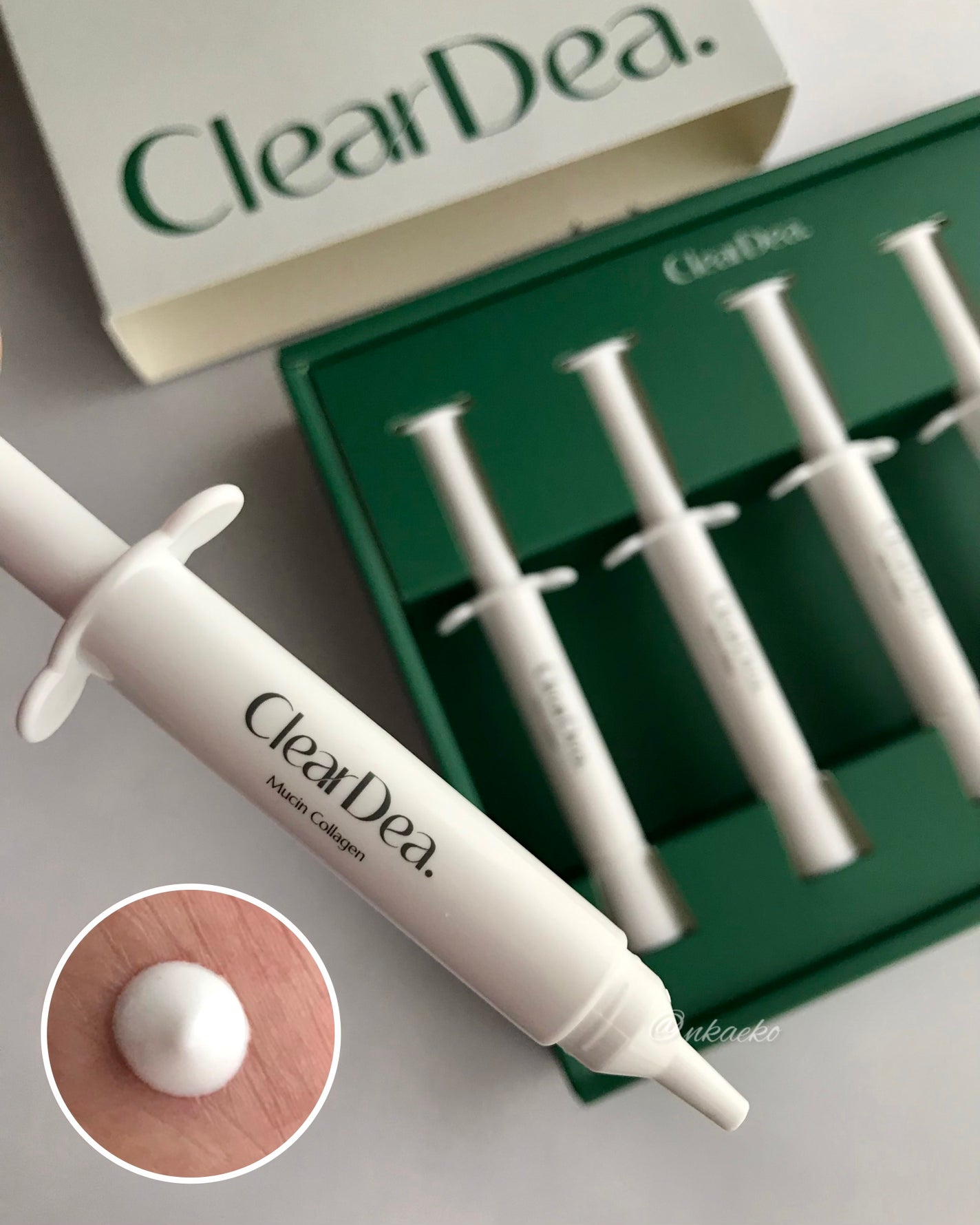 ミューシンコラーゲンボリューミングクリームアンプル/ClearDea./美容液を使ったクチコミ(2枚目)