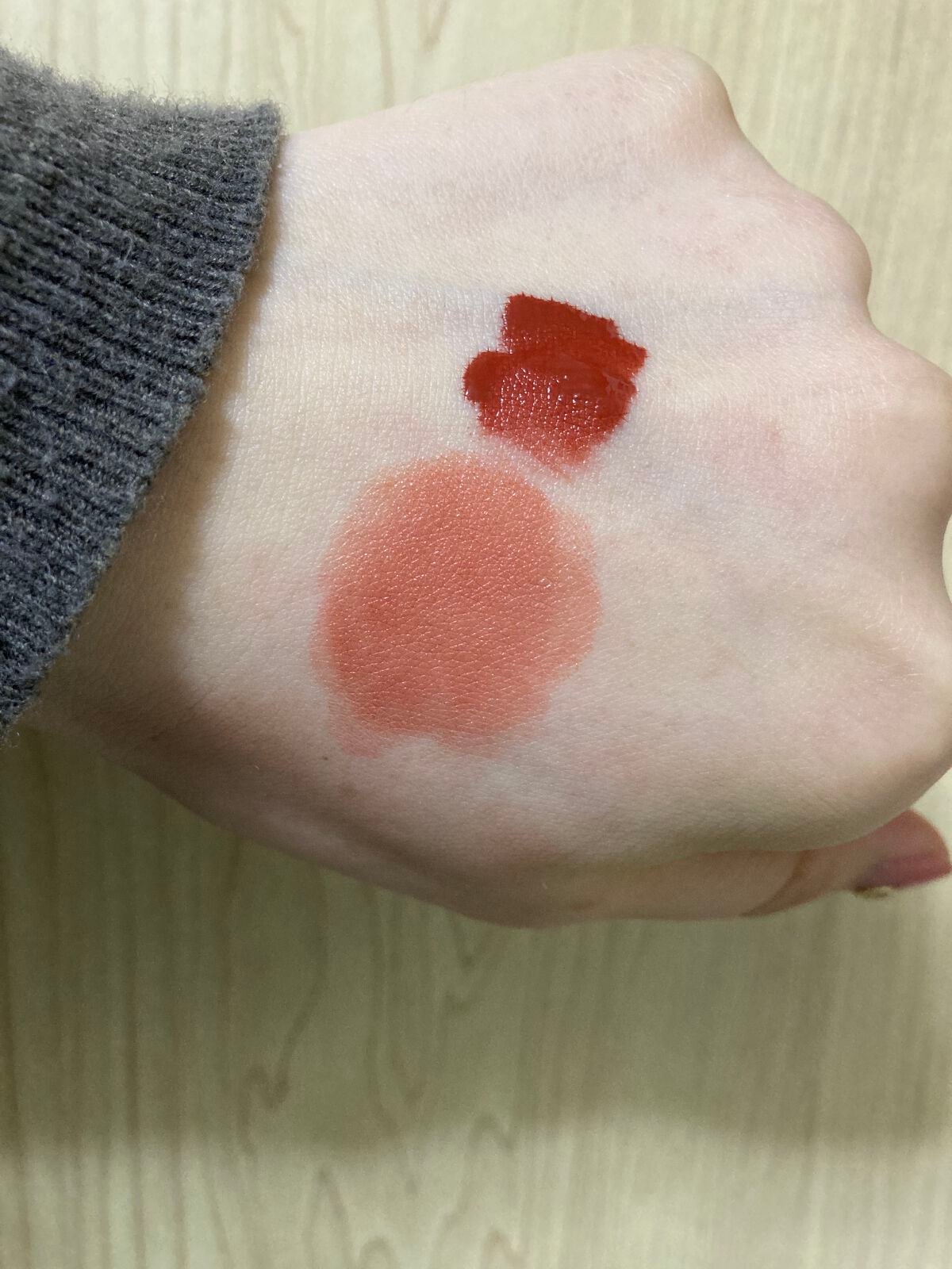 ほむほむ on LIPS 「キャンドゥCTMさらふわティント<ヌーディーローズ>と<ブラウ..」(3枚目)