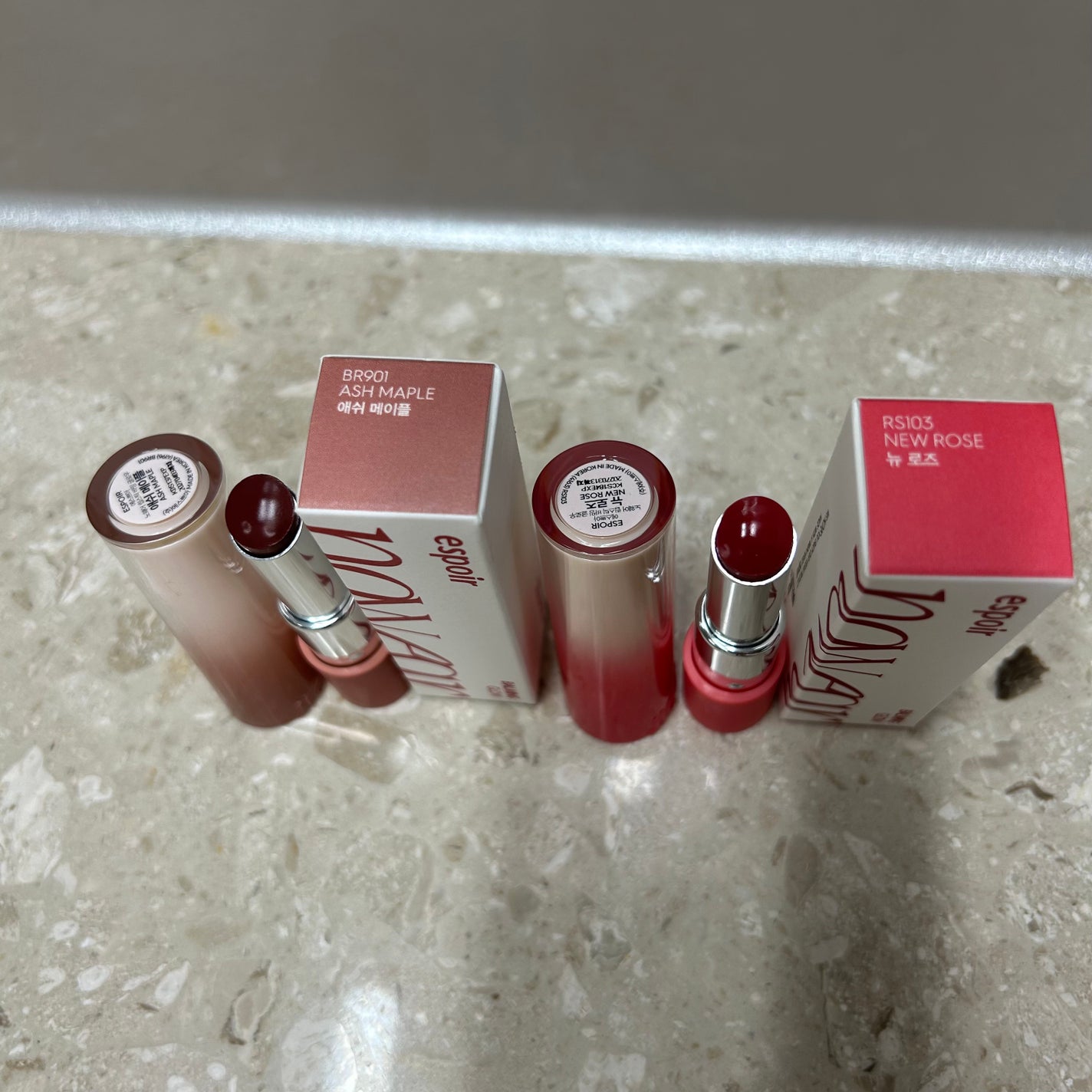 ノーウェアリップスティック バーミンググロー/espoir/口紅を使ったクチコミ(2枚目)