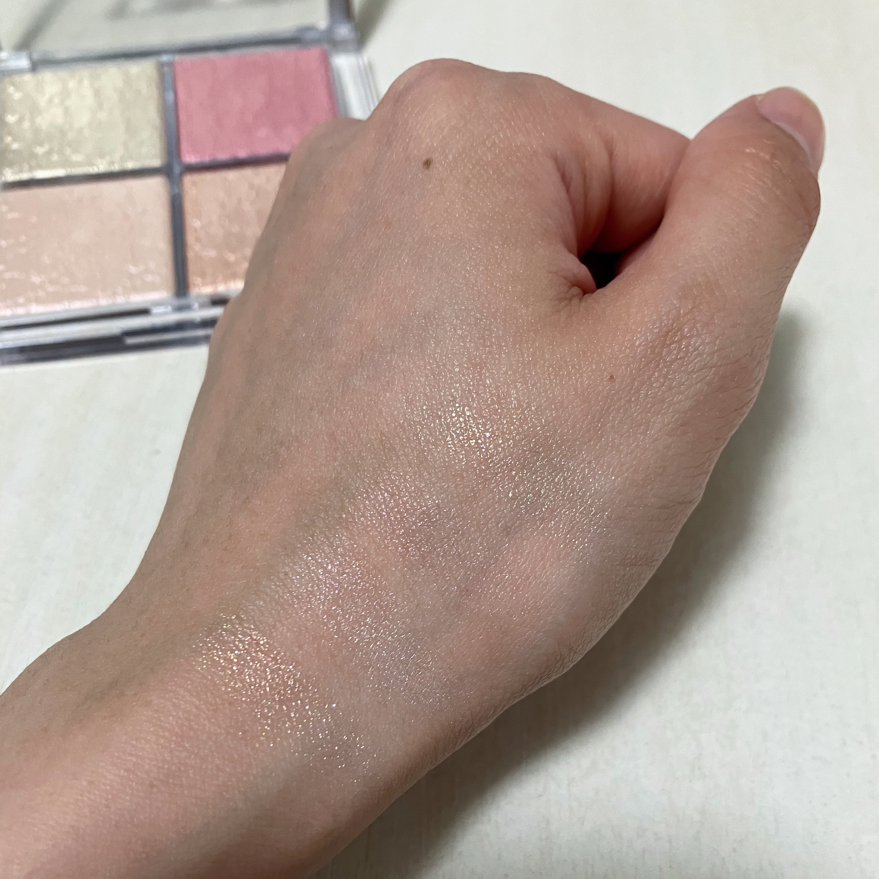 ディオール バックステージ フェイス グロウ パレット/Dior/ハイライトを使ったクチコミ（2枚目）