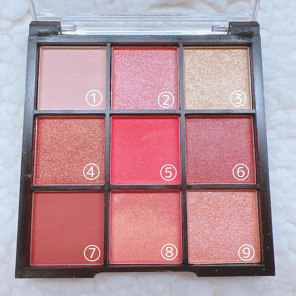 UR GLAM BLOOMING EYE COLOR PALETTE/U R GLAM/アイシャドウパレットを使ったクチコミ(3枚目)