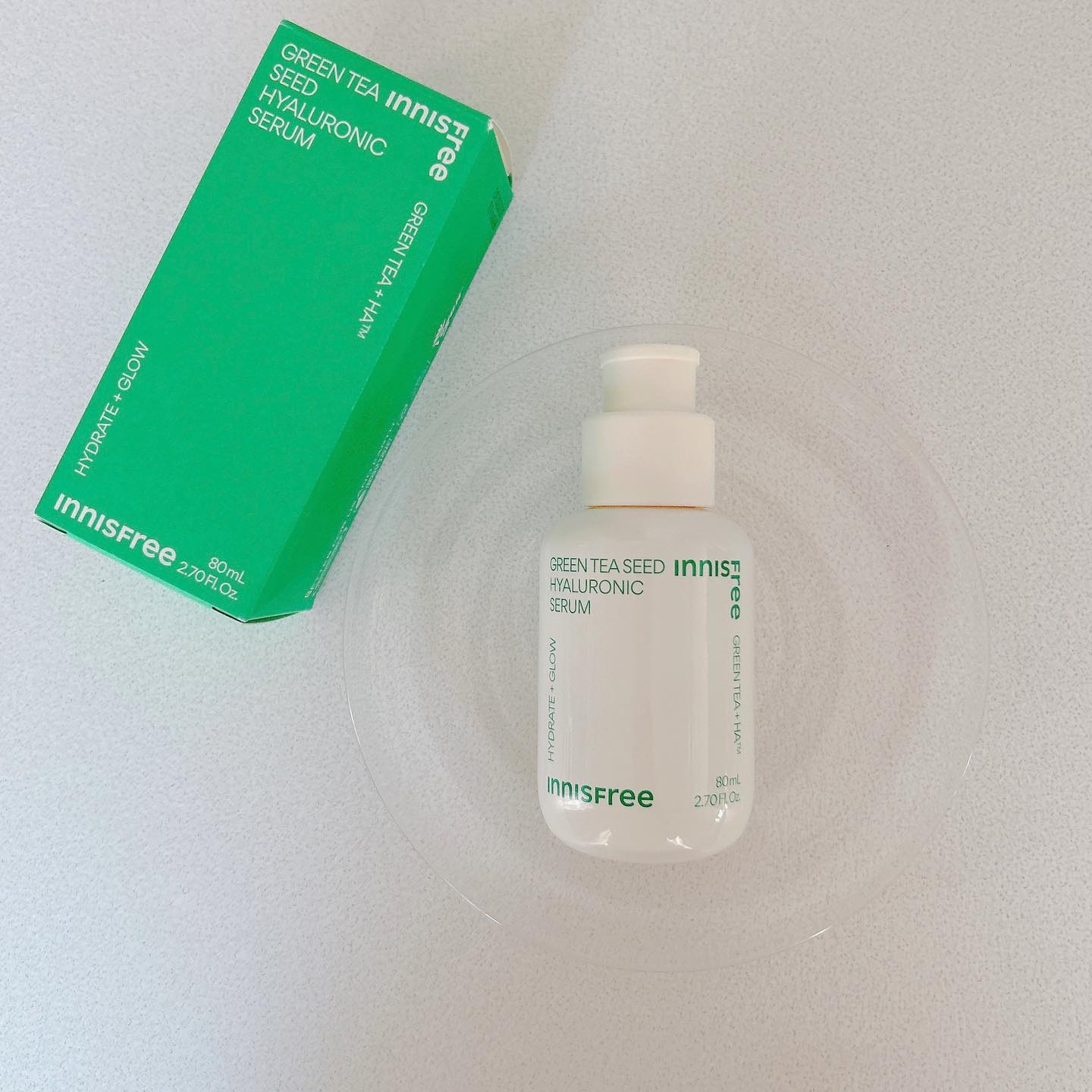 グリーンティーシード ヒアルロン セラム　/innisfree/美容液を使ったクチコミ（2枚目）