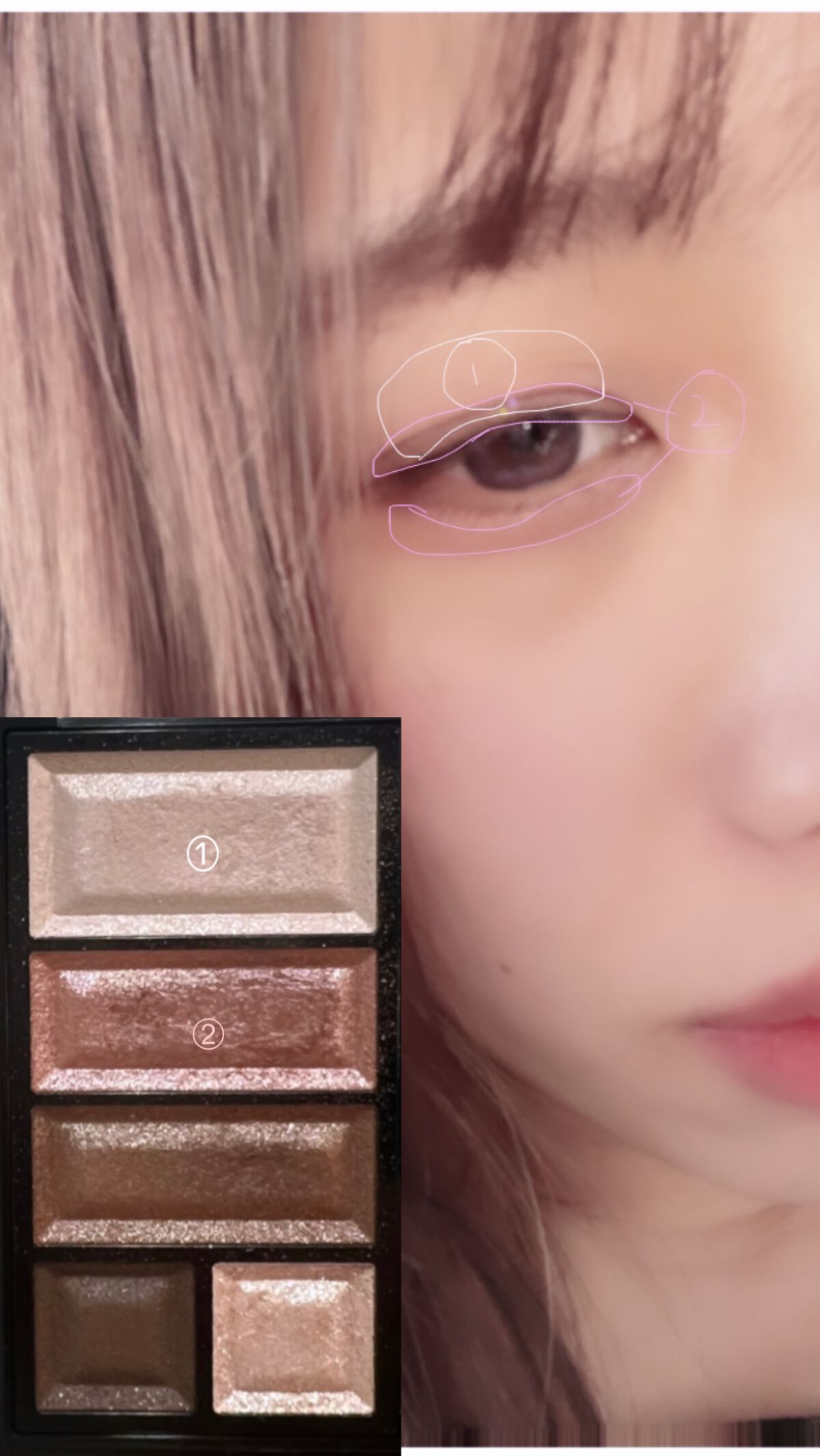 ショコラスウィート アイズ/リンメル ロンドン/アイシャドウパレットを使ったクチコミ（2枚目）