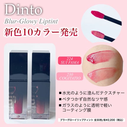 ブラーグロイリップティント/Dinto/リップティントを使ったクチコミ(2枚目)