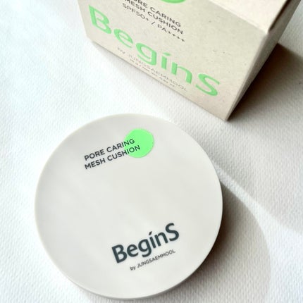 Pore Caring Mesh Cushion/BeginS by JUNGSAEMMOOL/クッションファンデーションを使ったクチコミ(5枚目)