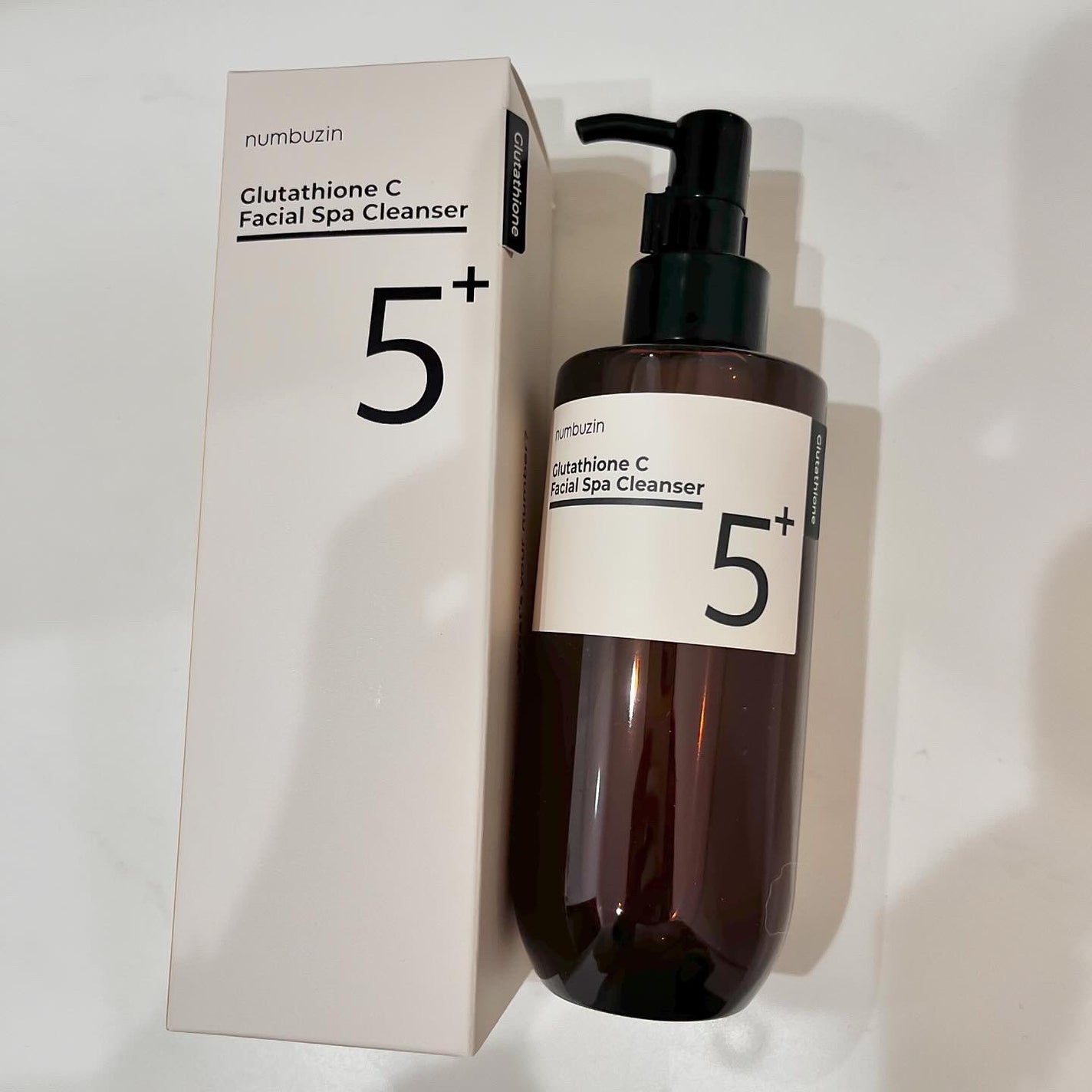 5番 白玉グルタチオンCアロママッサージクレンジング/numbuzin/オイルクレンジングを使ったクチコミ(1枚目)