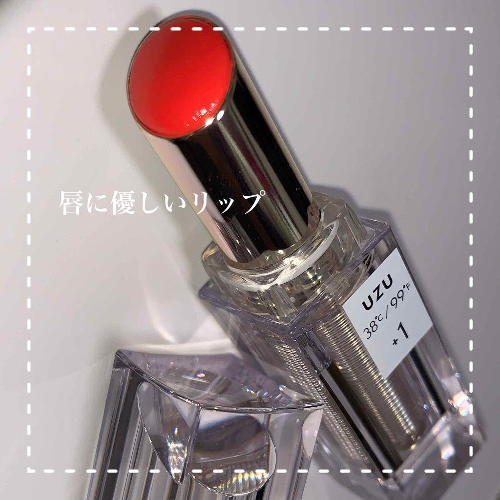  38°C / 99°F Lipstick <TOKYO> +1 LIGHT-ORANGE/UZU BY FLOWFUSHI/口紅を使ったクチコミ（1枚目）