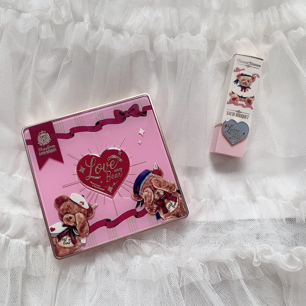 Love Bear 9色 アイシャドウパレット/FlowerKnows/アイシャドウパレットを使ったクチコミ(4枚目)