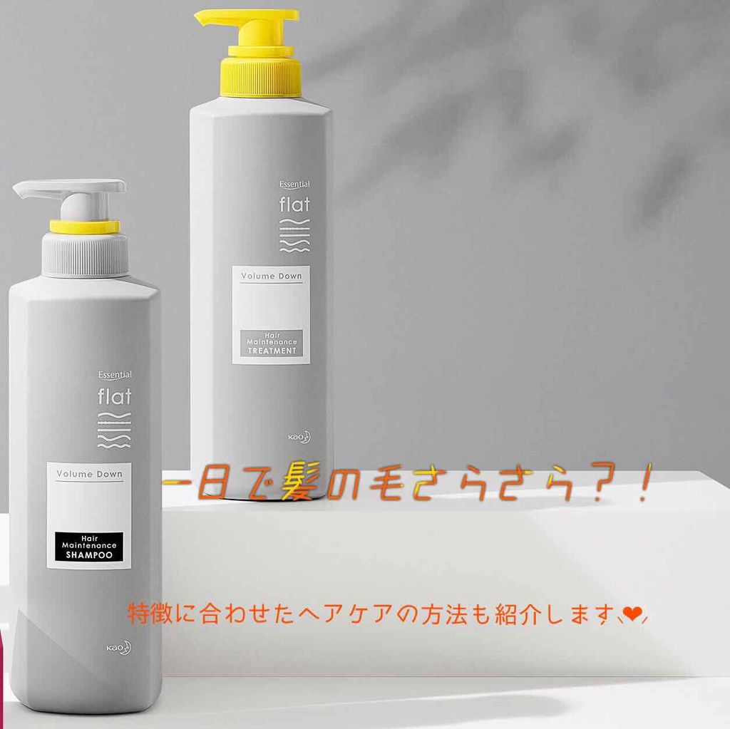 くせ・うねりメンテナンスシャンプー&トリートメント(モイスト&モイスト)/エッセンシャル flat/シャンプー・コンディショナーを使ったクチコミ(1枚目)