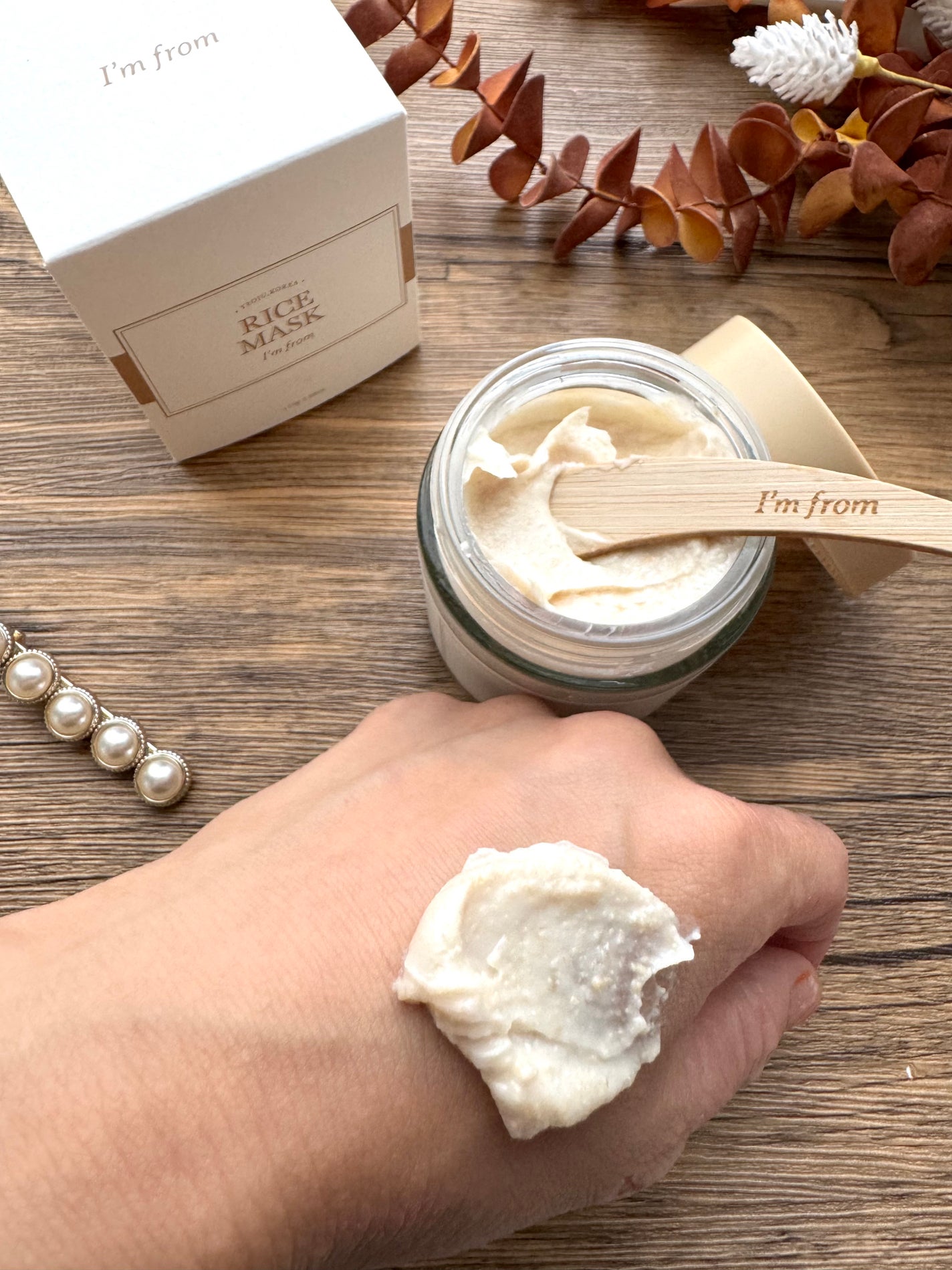 RICE MASK/I'm from/洗い流すパック・マスクを使ったクチコミ(4枚目)