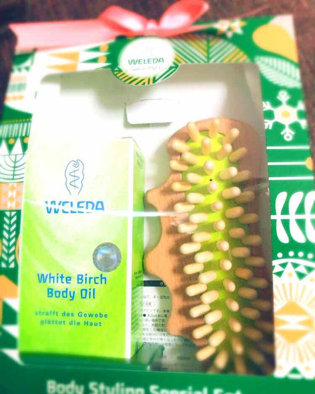 ホワイトバーチ ボディスタイリングスペシャルセット/WELEDA/その他キットセットを使ったクチコミ（1枚目）