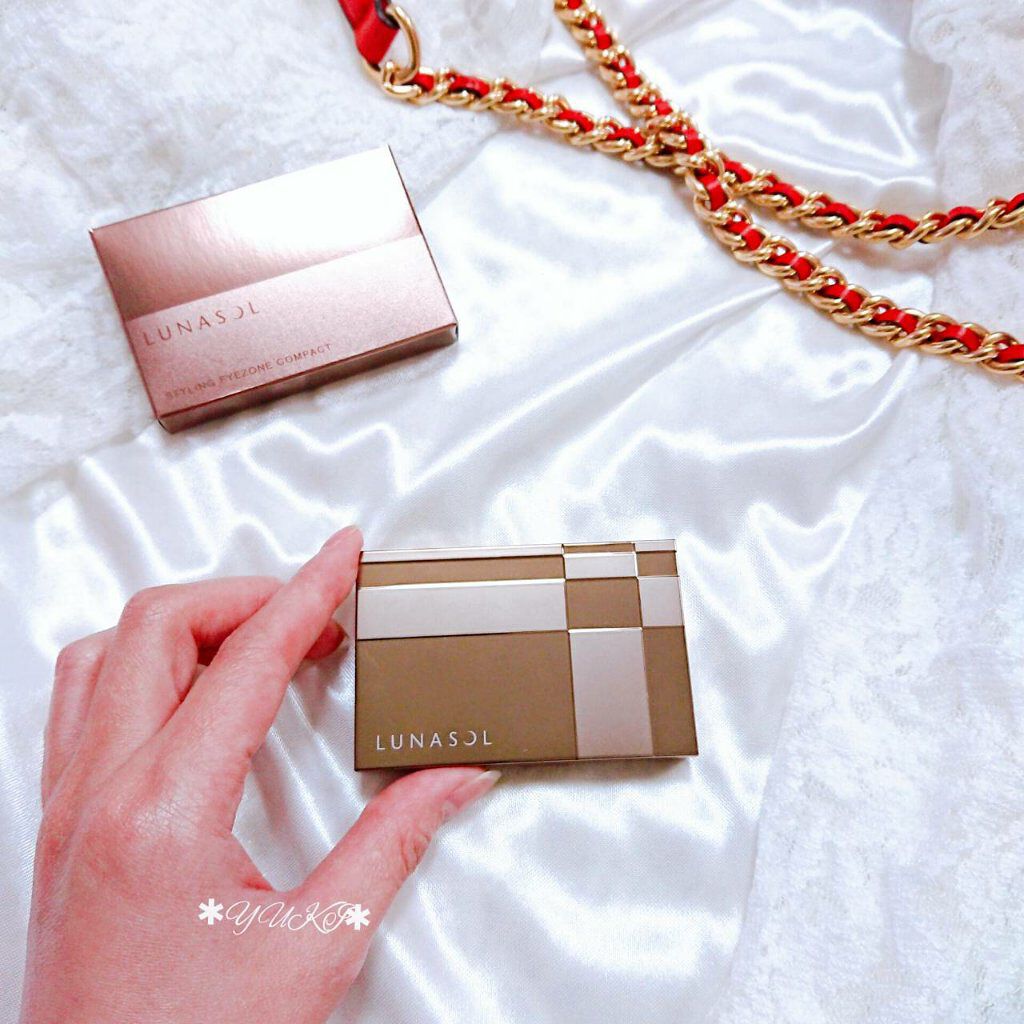 スタイリングアイゾーンコンパクト/LUNASOL/アイシャドウパレットを使ったクチコミ（1枚目）