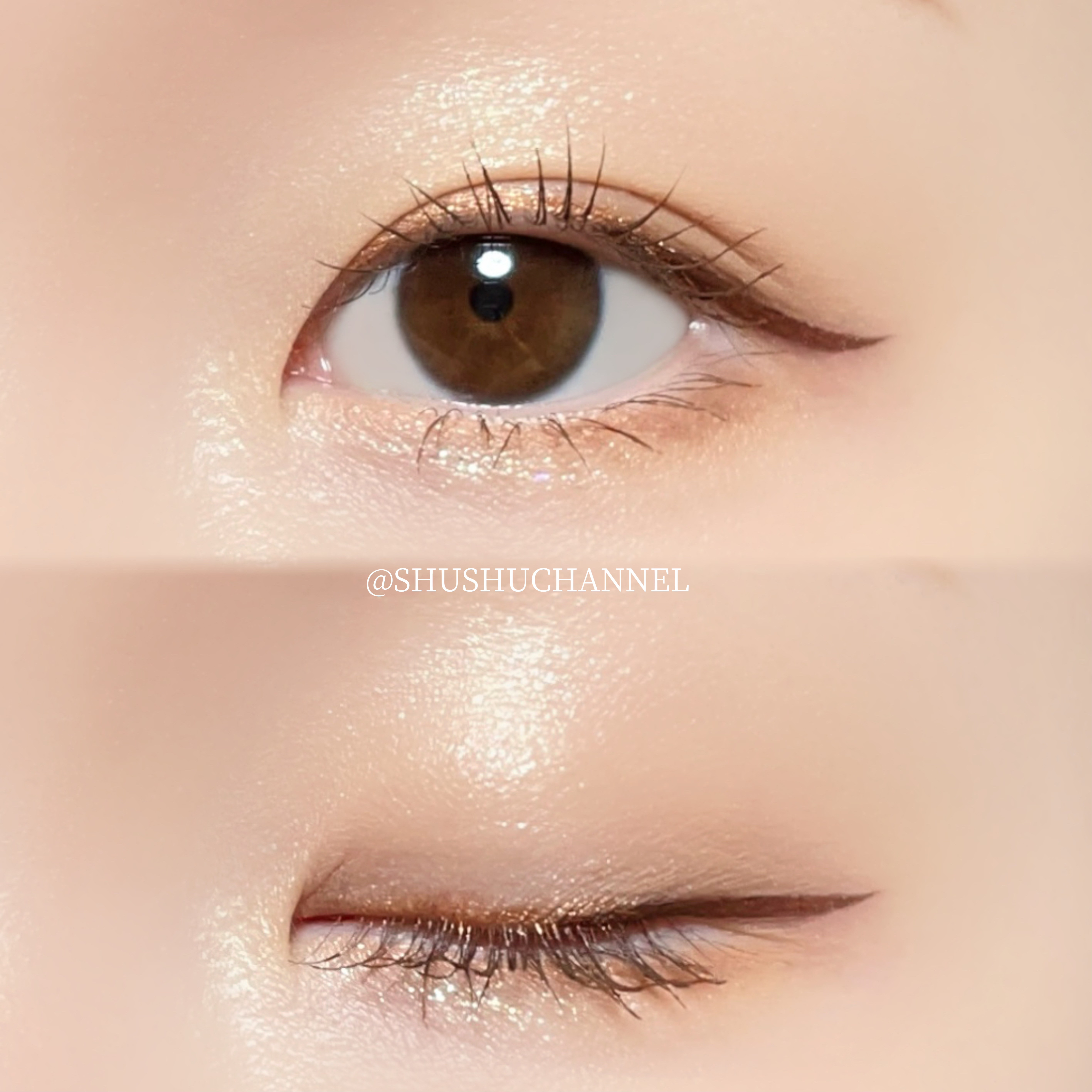 ビタートーンアイシャドウ 01 オレンジガナッシュ/CEZANNE/パウダーアイシャドウを使ったクチコミ（3枚目）