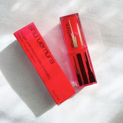 ルージュ アンリミテッド マット/shu uemura/口紅を使ったクチコミ(6枚目)