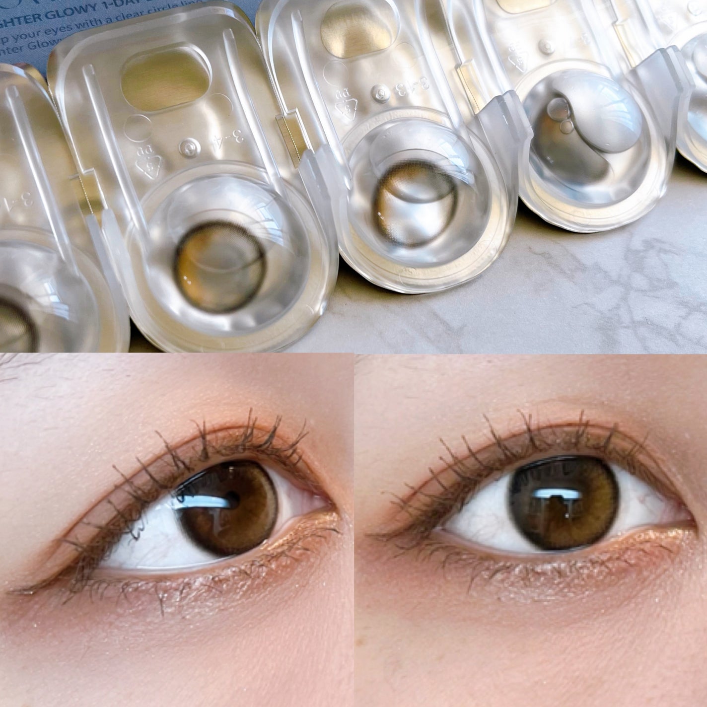 Glowy 1day/OLENS/ワンデー(1DAY)カラコンを使ったクチコミ(3枚目)