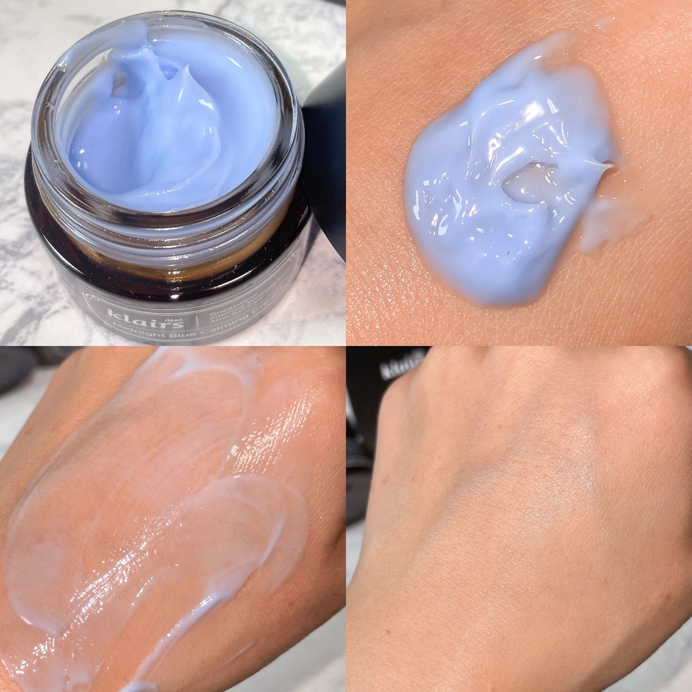 ミッドナイトブルーカーミングクリーム/Klairs/フェイスクリームを使ったクチコミ(5枚目)