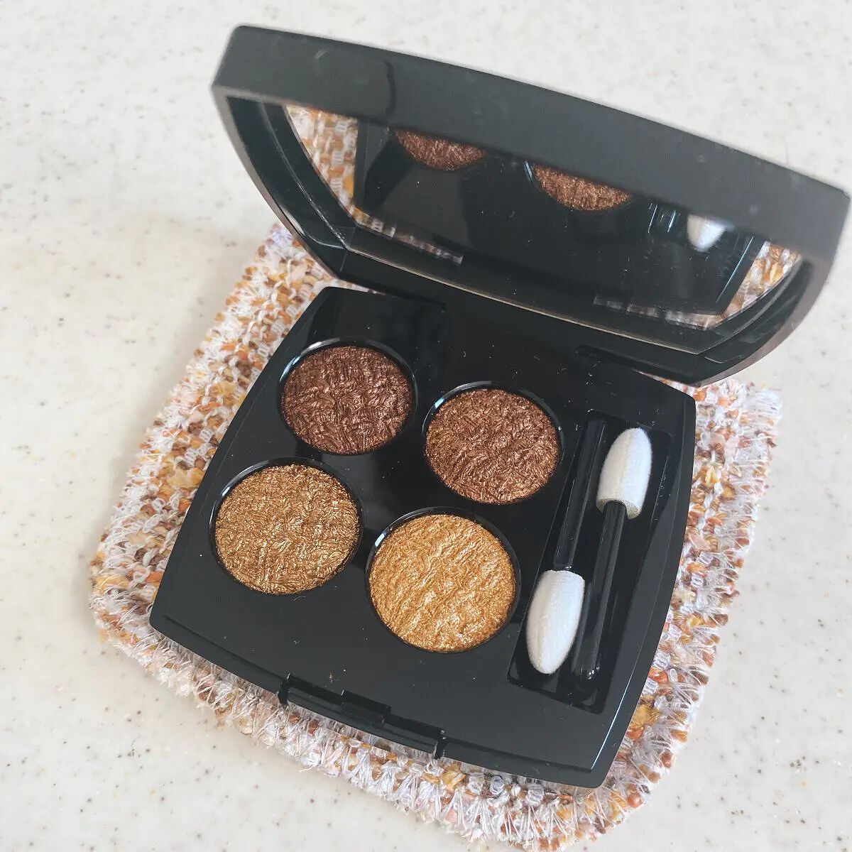 CHANEL限定品レキャトル オンブルツイード01ツイードキュイヴレ レ キャトル オンブル ツイード 01 ツイード キュイヴレ