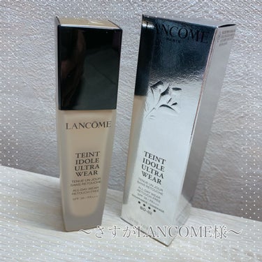 タンイドル ウルトラ ウェア リキッド/LANCOME/リキッドファンデーションを使ったクチコミ（1枚目）