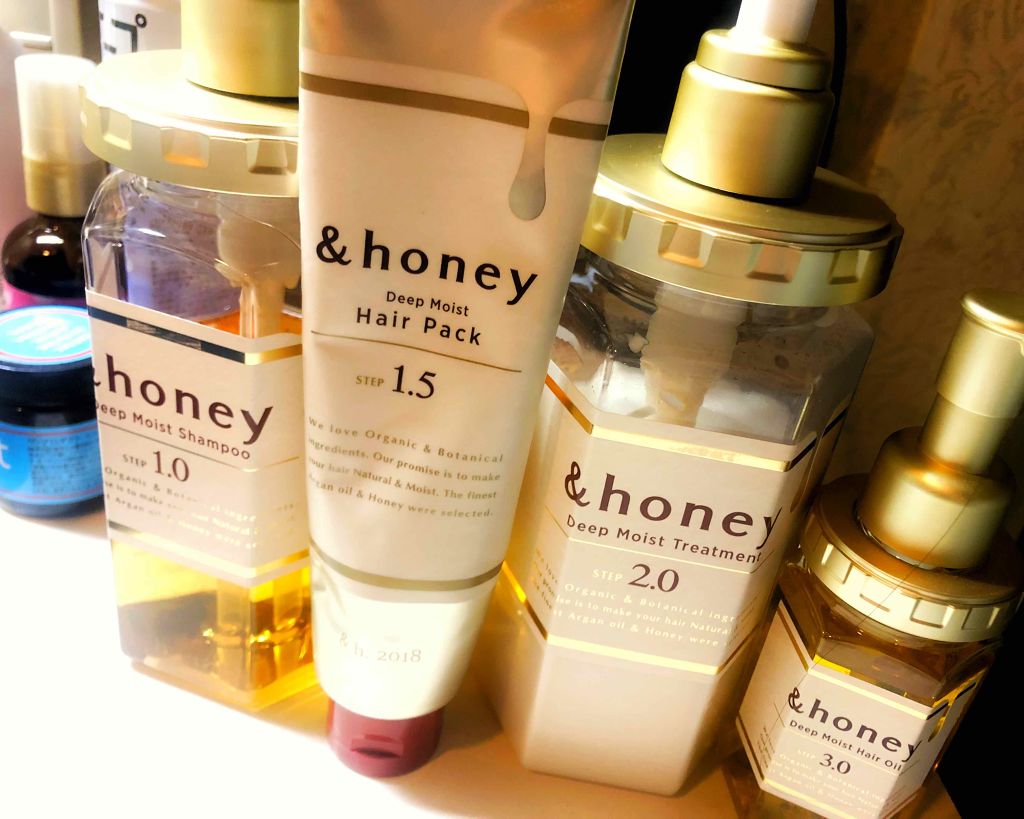 ディープモイスト シャンプー1.0/ヘアトリートメント2.0/&honey/市販シャンプーを使ったクチコミ(1枚目)