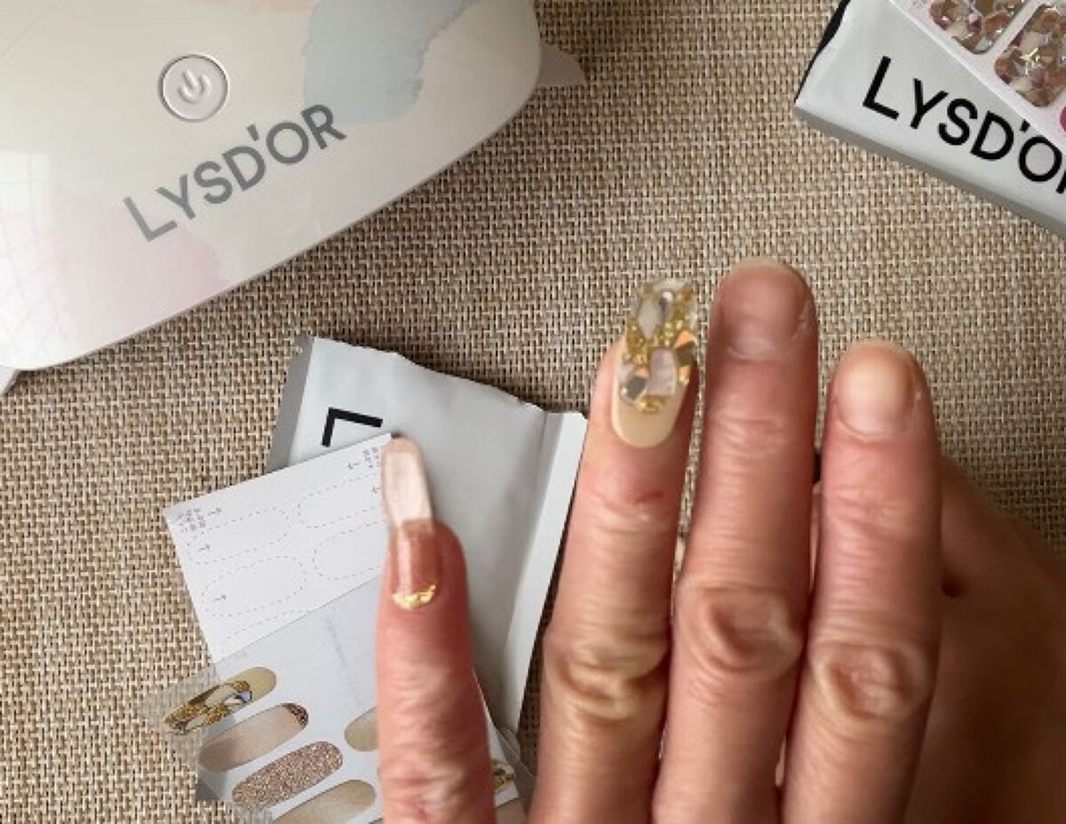 セミキュアジェルネイルシール ハンド用/LYSD’OR/ネイルシールを使ったクチコミ(2枚目)